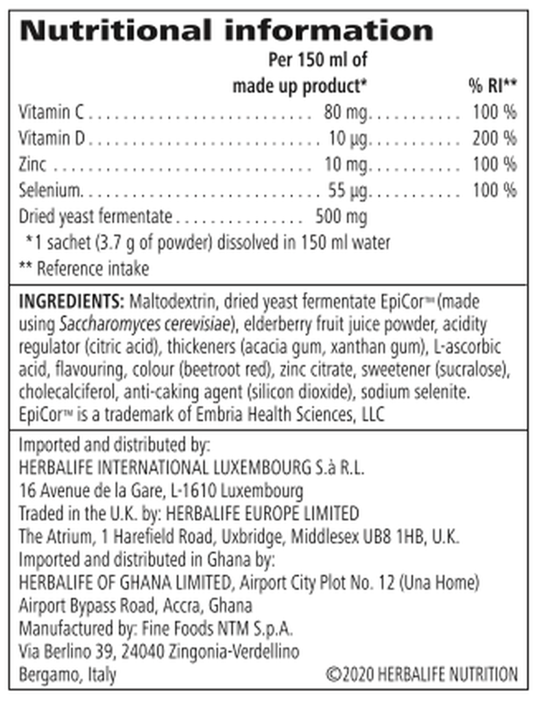 Support Herbalife - Immune Booster (10 Sachets)